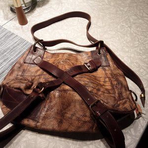 Handbag Kowalski, never used, brown leather